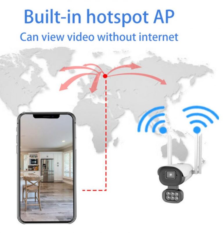 HD 3MP Wifi Outdoor Surveillance IP CCTV Wireless Camera | CCTV Camera ...